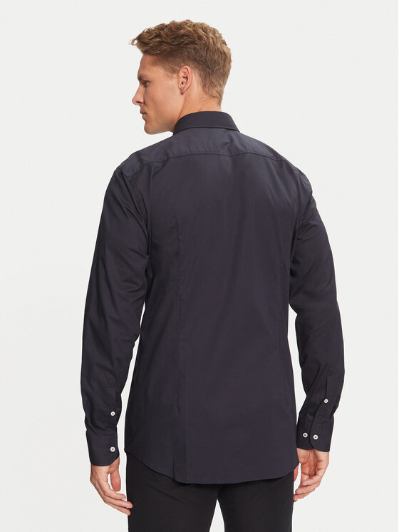 BOSS Boss Koszula 50527198 Granatowy Slim Fit