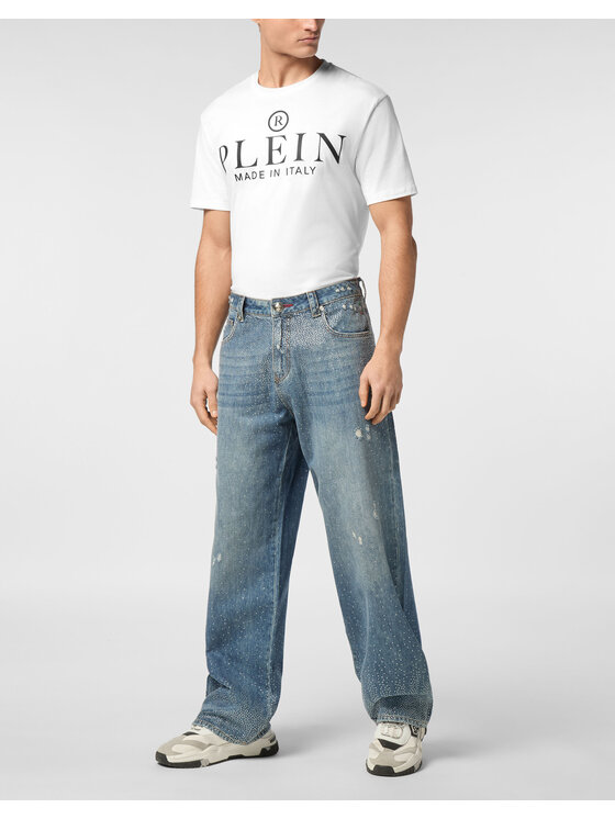 PHILIPP PLEIN PHILIPP PLEIN Jeansy 25429 Niebieski Loose Fit