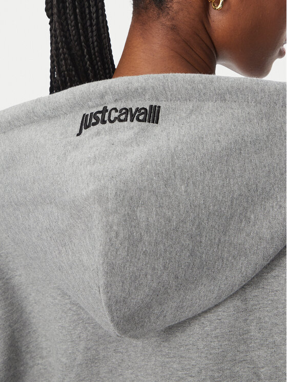 Just Cavalli Just Cavalli Суитшърт 81PAIE22 CF102 Сив Slim Fit