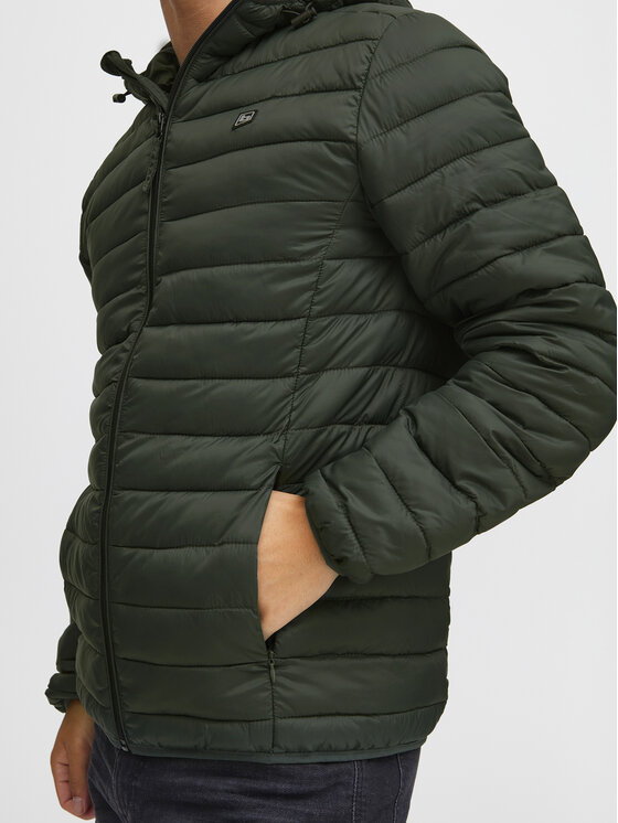 Blend Blend Átmeneti kabát 20712462 Zöld Regular Fit