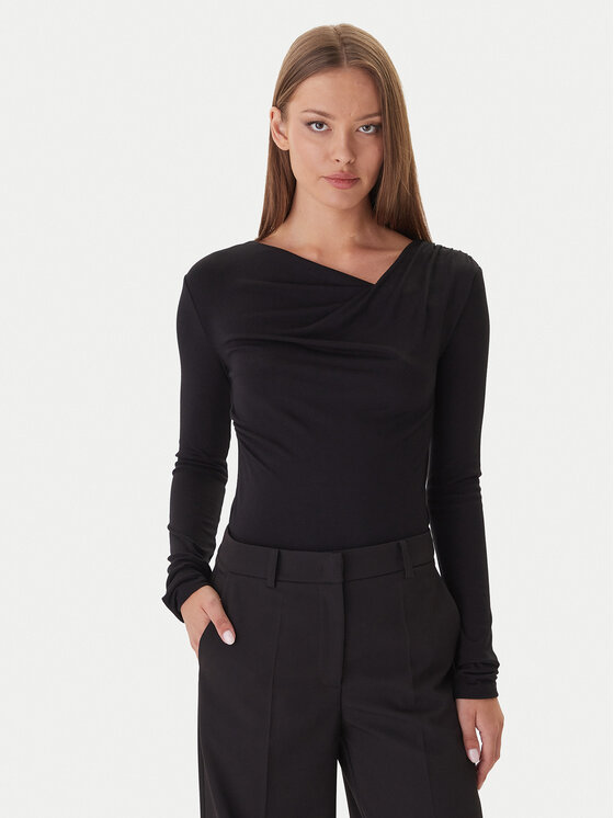 Patrizia Pepe Patrizia Pepe Majica 2M4479/J337-K103 Crna Regular Fit