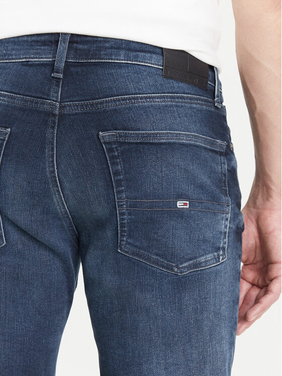 Tommy Jeans Tommy Jeans Jeansy Scanton DM0DM21899 Granatowy Slim Fit