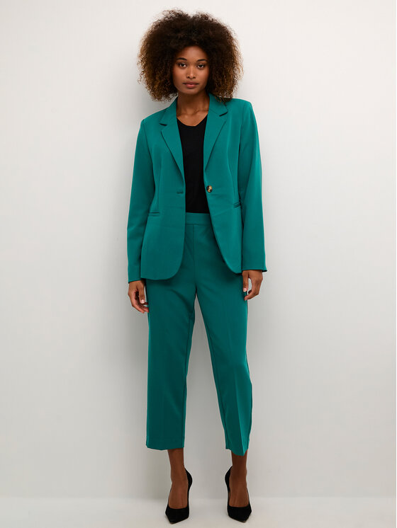 Kaffe Kaffe Pintsak Sakura 10506684 Roheline Slim Fit