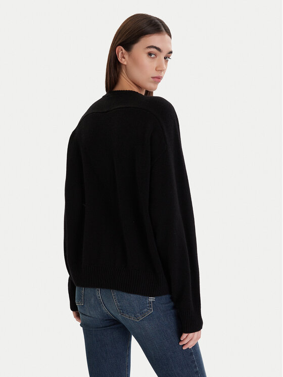 ViCOLO ViCOLO Pulover 77091F Črna Regular Fit