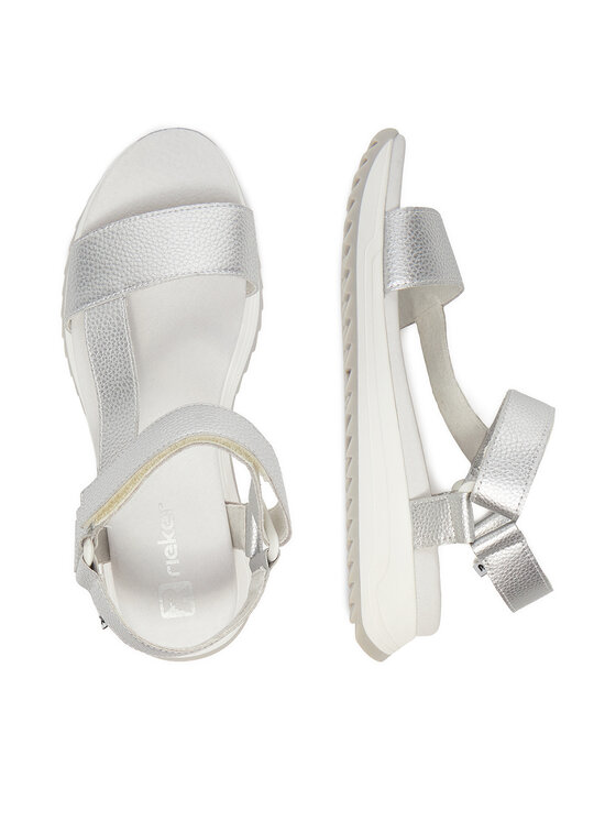 Rieker Rieker Sandalen W2951-90 Silberfarben