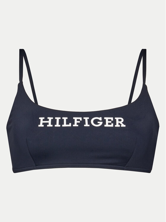 Tommy Hilfiger Tommy Hilfiger Gornji dio kupaćeg kostima UW0UW05302 Tamnoplava