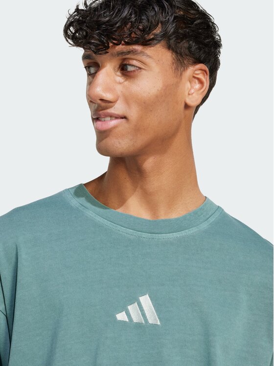 adidas adidas T-Shirt 151821 Zielony Loose Fit