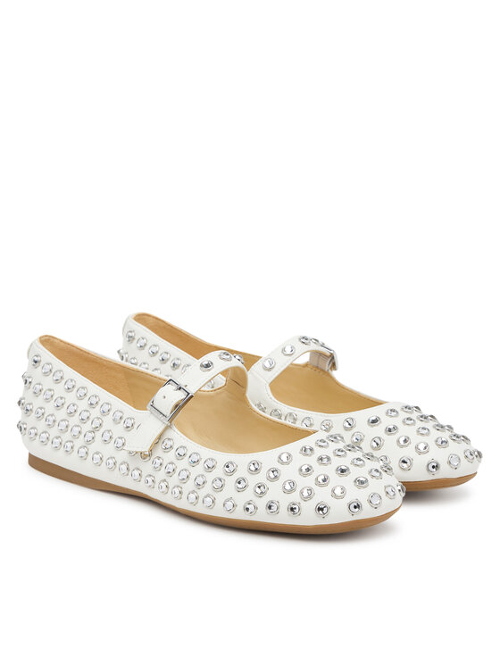 Guess Guess Μπαλαρίνες FLTKDL ELE02 Λευκό