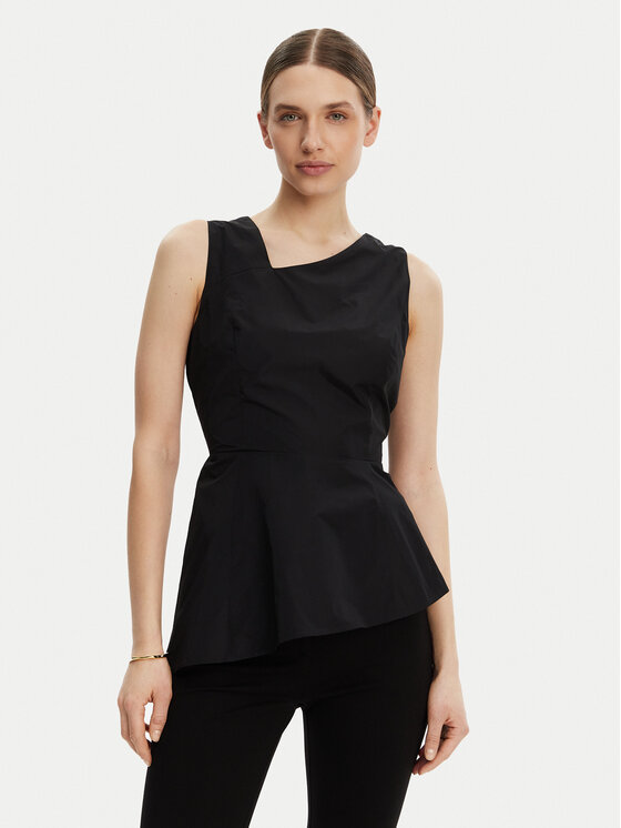 DKNY DKNY Bluză P4JA1Z31 Negru Regular Fit