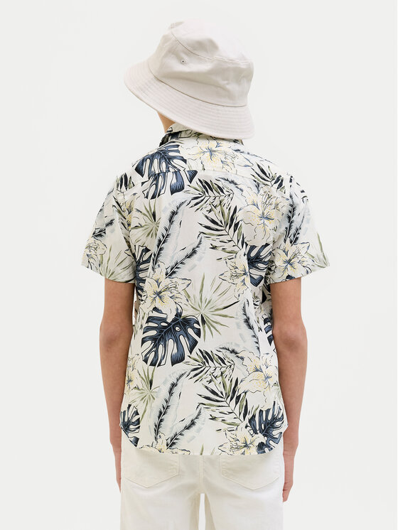 Jack & Jones Junior Jack & Jones Junior Košeľa Hawaii 12269273 Écru Regular Fit
