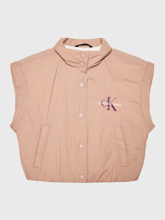 Calvin Klein Jeans Calvin Klein Jeans Жилет Quilted IG0IG01816 Рожевий Relaxed Fit