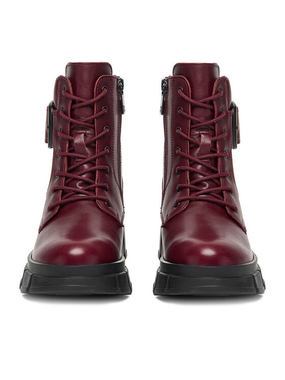 Badura Badura Schnürschuhe EO-CI12-9092-08 Dunkelrot