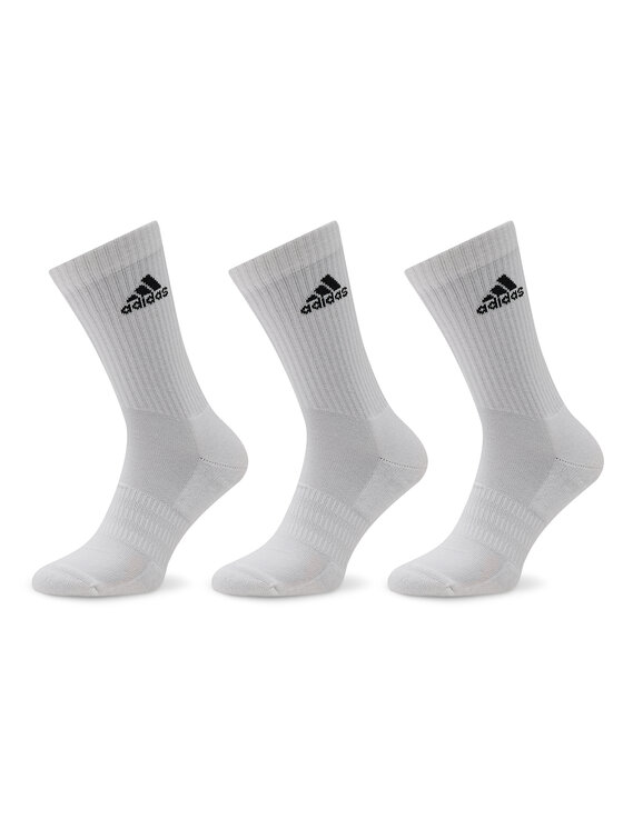 Șosete Înalte Unisex adidas Cushioned Crew Socks 3 Pairs HT3446 White/Black