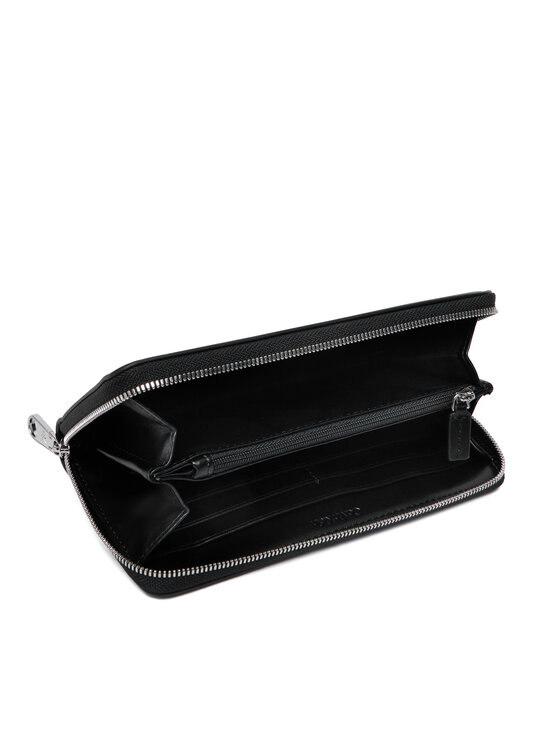 Calvin Klein Calvin Klein Novčanik Bold Ck Long Zip Around LV04F1077G Crna