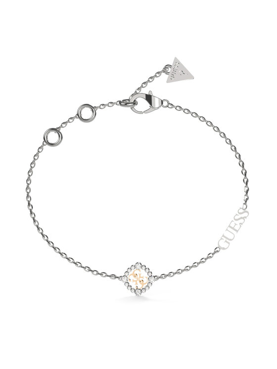 Guess Guess Zapestnica JUBB0464 4JW Srebrna