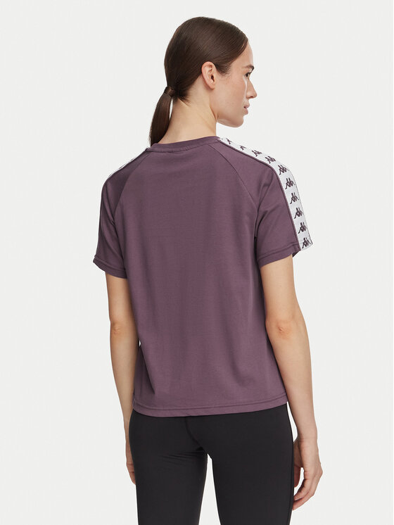 Kappa Kappa T-Shirt 371U6WW Fioletowy Regular Fit