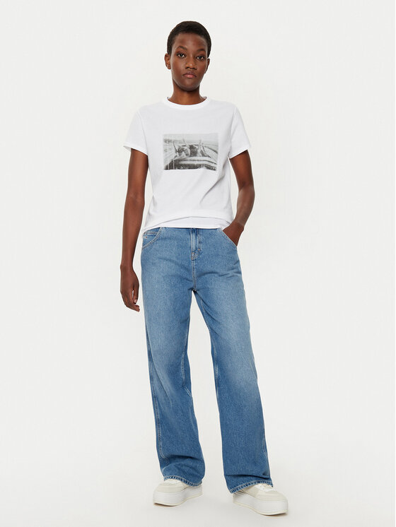 BOSS BOSS T-krekls 50541264 Balts Regular Fit
