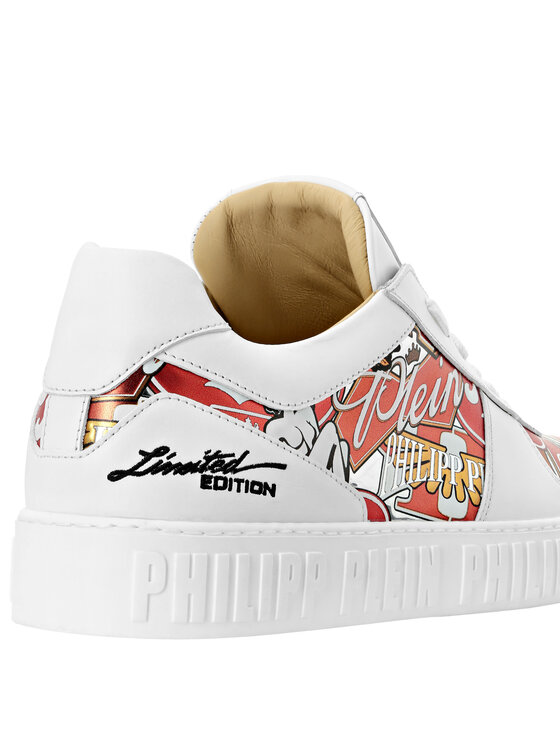 PHILIPP PLEIN PHILIPP PLEIN Sneakersy 26607 Biela