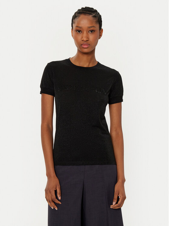 Patrizia Pepe Patrizia Pepe Majica 8K0278/K128-K250 Crna Regular Fit