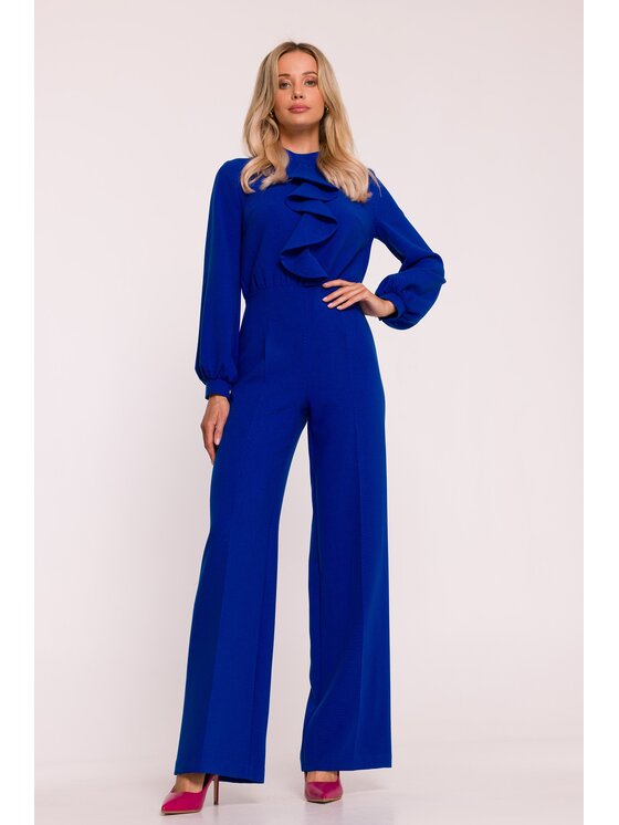 Stylove Stylove Kombinezon S420 Niebieski A-Line Fit