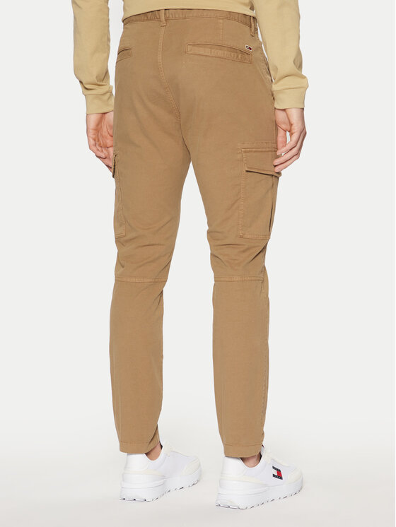Tommy Jeans Tommy Jeans Pantaloni di tessuto Austin DM0DM20281 Beige Regular Fit
