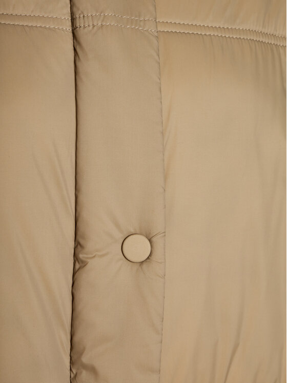 Moss Copenhagen Moss Copenhagen Μπουφάν χειμωνιάτικο Mschdiona 17641 Μπεζ Boxy Fit