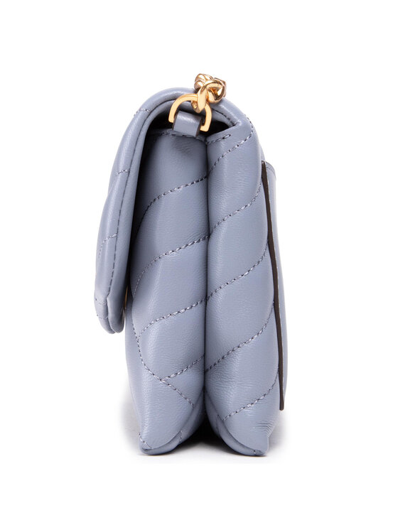 Tory Burch Tory Burch Сумка Kira Chevron Chain Wallet 64068 Голубий