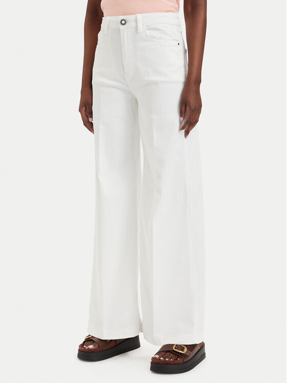 Guess Guess Traperice W6GA1C D0708 Krem Wide Leg