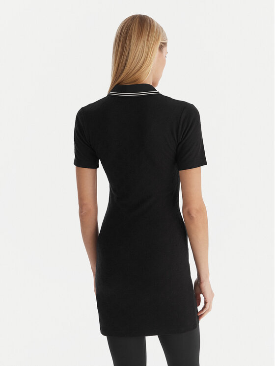 Guess Guess Trikotāžas kleita V5YK00 KCX12 Melns Regular Fit