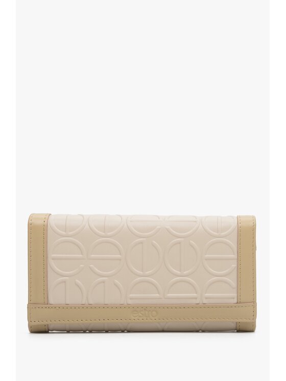 Estro Estro Portafoglio grande da donna ER00113666 Beige