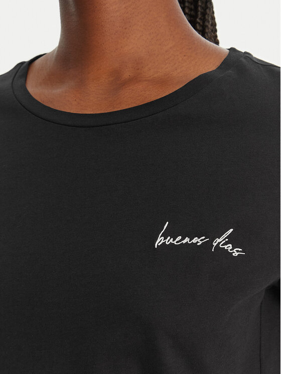 BOSS BOSS T-Shirt C_Elove_4 50559077 Czarny Slim Fit