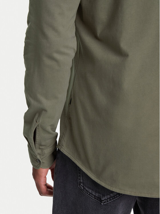 BOSS BOSS Koszula Myjersey 50543089 Zielony Slim Fit