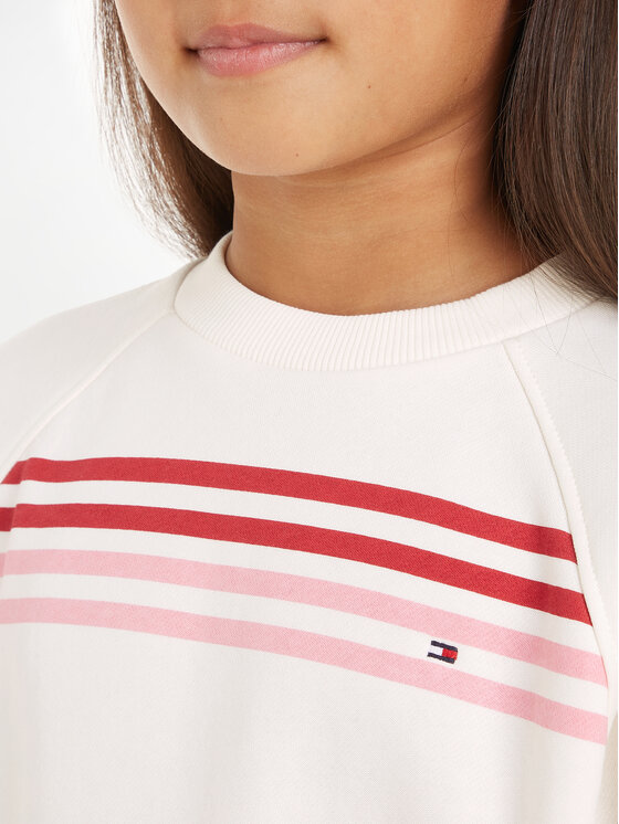 Tommy Hilfiger Tommy Hilfiger Majica dugih rukava Monotype KG0KG08037 Écru Relaxed Fit