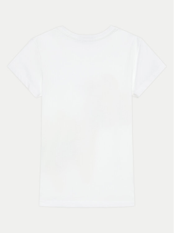 Calvin Klein Jeans Calvin Klein Jeans Majica Meta Min Graphic IG0IG02427 Bela Slim Fit
