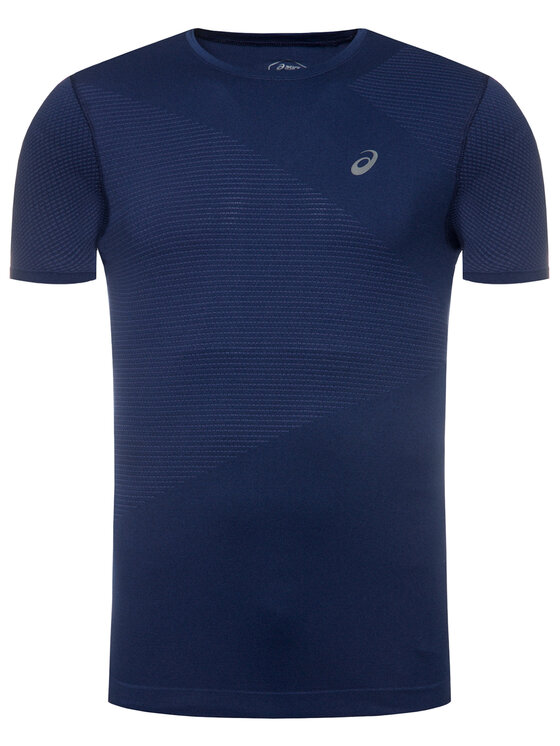 Asics Asics Techniniai marškinėliai Tokyo Seamless 2011A789 Tamsiai mėlyna Slim Fit