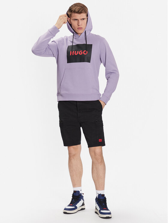 HUGO Hugo Суитшърт Duratschi223 50473168 Виолетов Regular Fit
