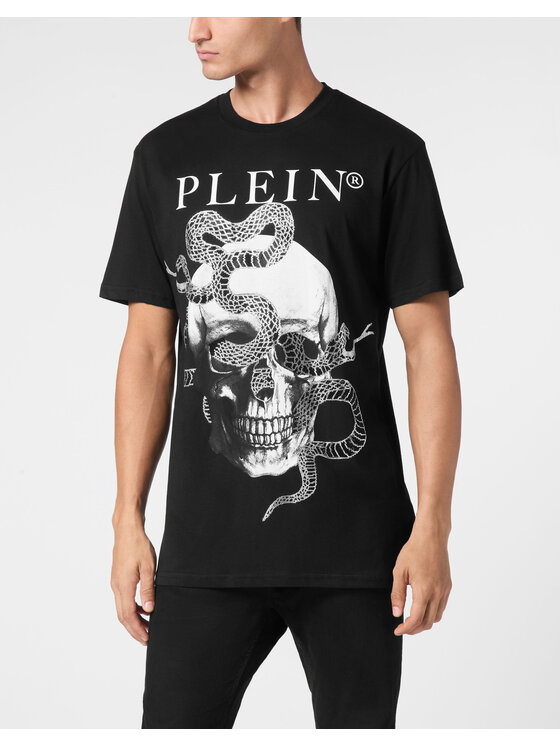 PHILIPP PLEIN PHILIPP PLEIN Tričko 9559 Čierna Regular Fit
