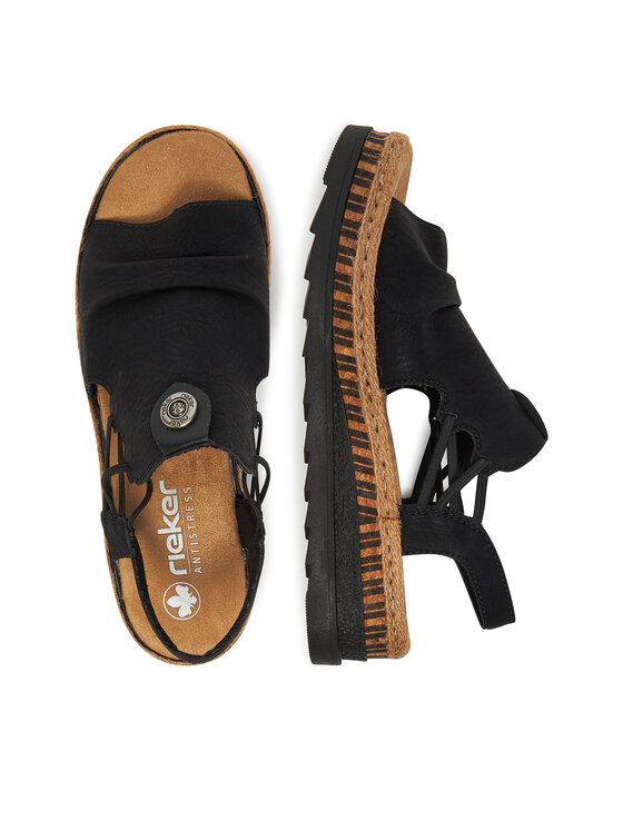 Rieker Rieker Sandalen V7972-00 Schwarz