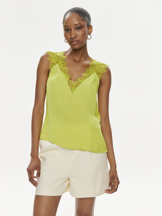 Morgan Top 202-ORLA.N Giallo Regular Fit, taglia : 38