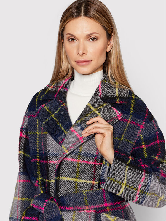 Fracomina Fracomina Cappotto di transizione FR22WC1011W57495 Multicolore Regular Fit