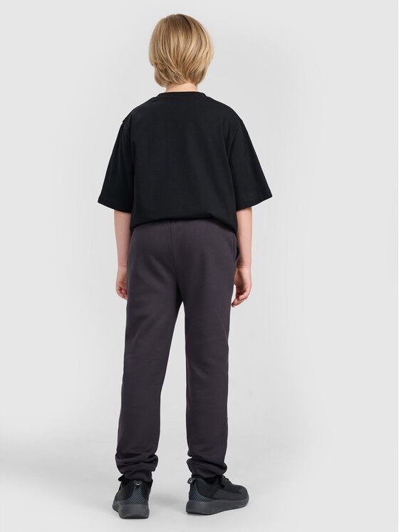 4F 4F Pantaloni da tuta 4FJRAW25TTROM1663-22S Nero Loose Fit