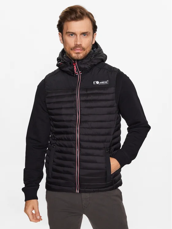 INDICODE Weste Leach 15-536 Schwarz Regular Fit