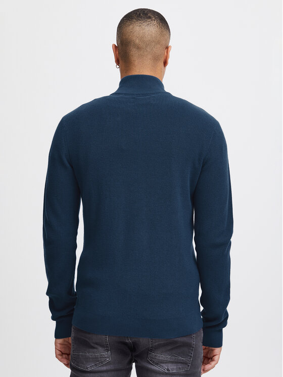 Blend Blend Sweter 20716265 Granatowy Regular Fit