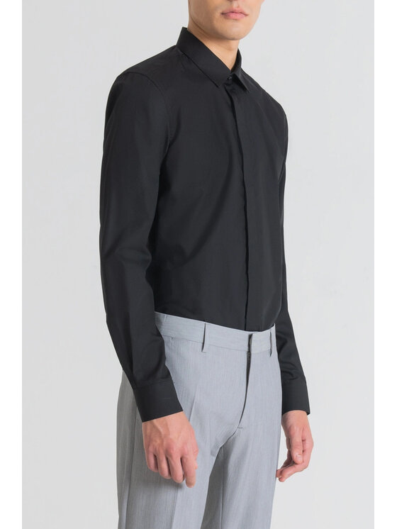 Antony Morato Antony Morato Camicia LONDON SLIM FIT Nero Slim Fit