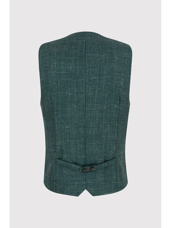 Pako Lorente Pako Lorente Kamizelka P23WP-8X-007 Zielony Slim Fit