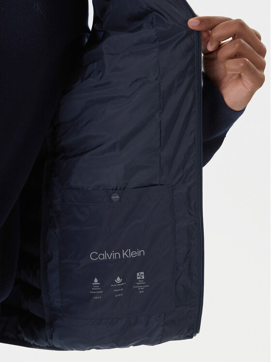 Calvin Klein Calvin Klein Vestă elegantă LV04LC509G Bleumarin Regular Fit
