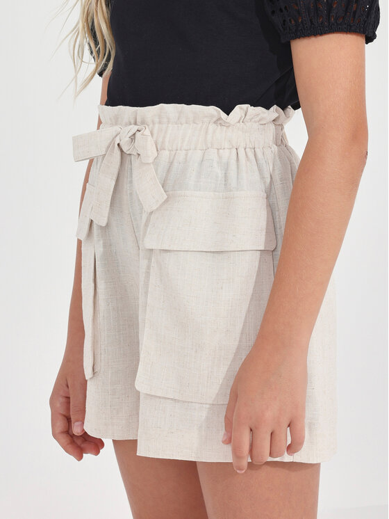 Mayoral Mayoral Pantalon scurți din material 6236 Bej