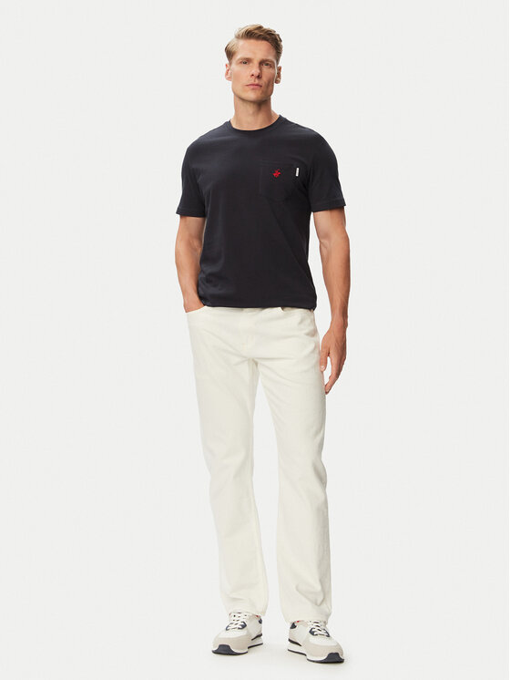 Beverly Hills Polo Club Beverly Hills Polo Club T-Shirt P-SS26M-TS414000 Dunkelblau Regular Fit