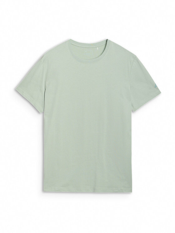 4F 4F T-Shirt A NEW ROAD AHEAD Turkusowy Regular Fit