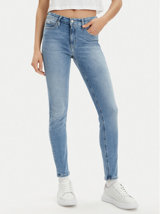 Calvin Klein Jeans Calvin Klein Jeans Blugi J20J221580 Albastru Skinny Fit